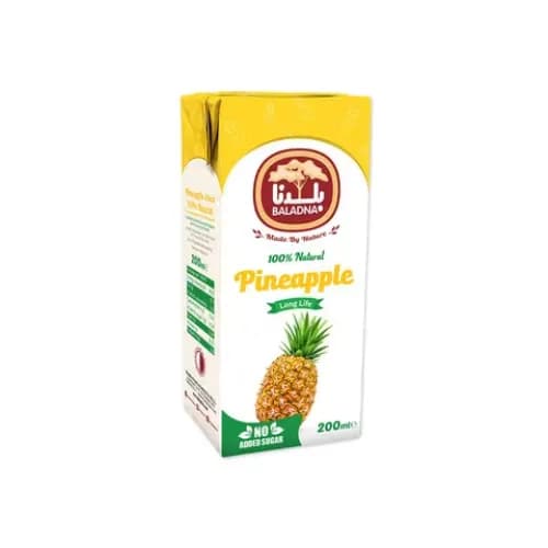 Baladna Long Life Pineapple Juice 200ml