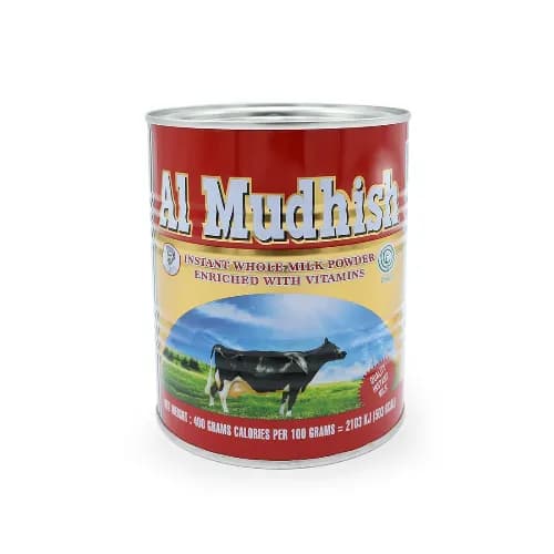 Al Mudhish Milk Powder Tin 400 Gm