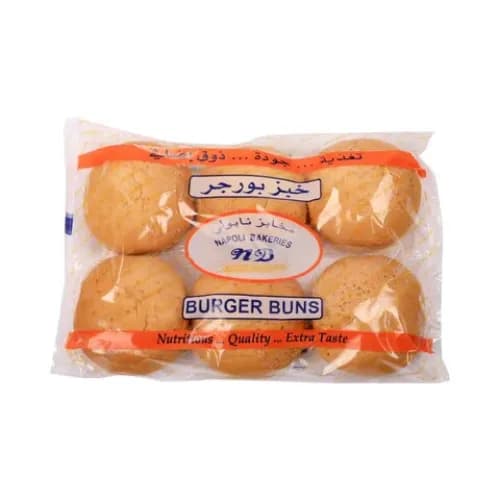 Napoli Bakeries Burger Buns 370G