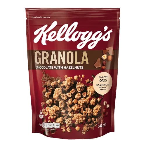 Kellogg's Granola Classic Oat Clusters Chocolate 340g