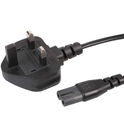 Power Cable C7 Radio Type To Uk Plug - 1.5m