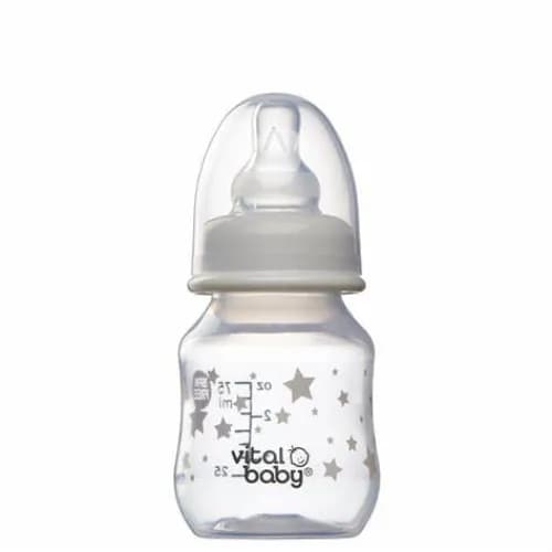 Vital Baby Nurture Glass Feeding Bottle 60 Ml