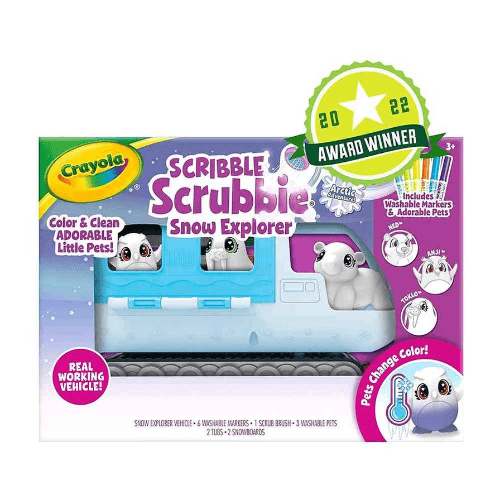 Crayola Scribble Scrubbie Snow Explorer Pets With Vehicle 3+ Years