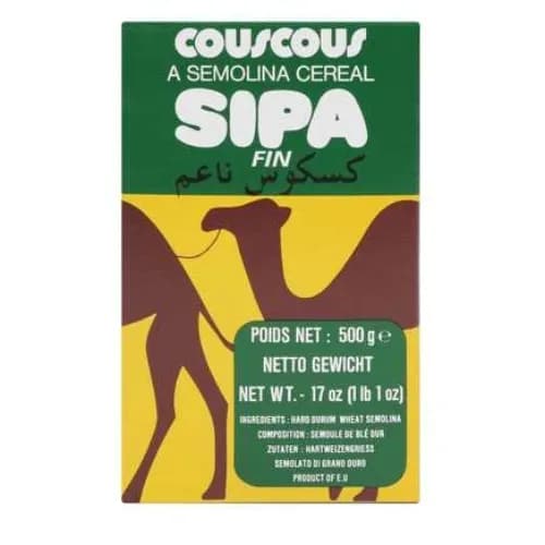 Sipa Couscous Fine Semolina Cereal 500G