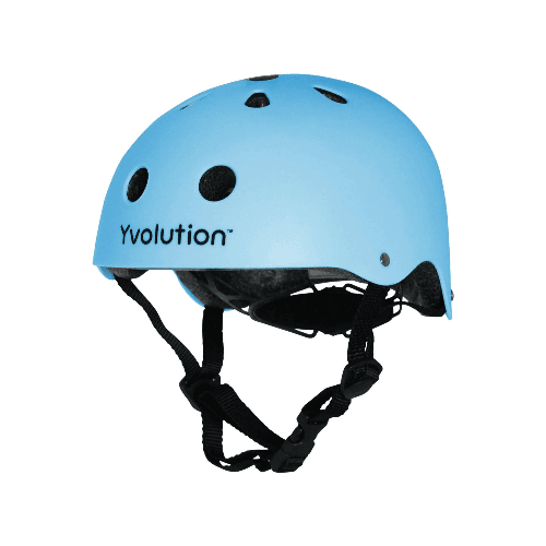 Yvolution Kids Helmet (Small, Blue)