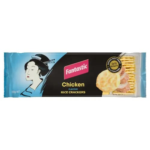 Fantastic Chicken Flavor Rice Crackers 100G