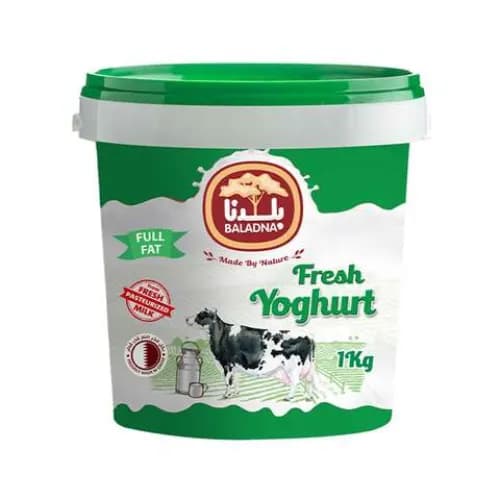 Baladna Fresh Yoghurt Full Fat 1Kg