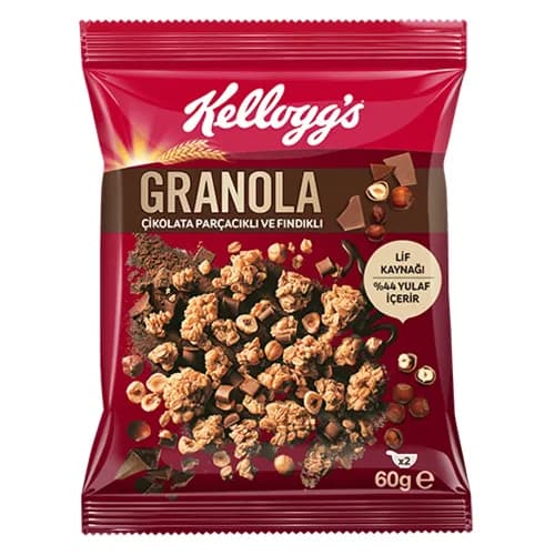 Kellogg's Granola Chocolate With Hazelnuts 60gr