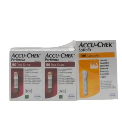 Accu Check Performa Strips 100'S+Lancet (Offer)