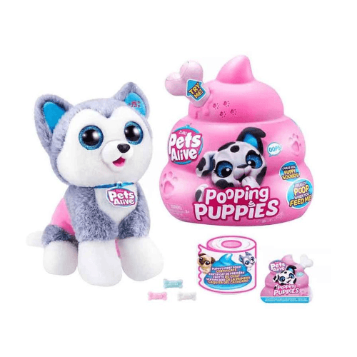 Pets Alive S1 Pooping Puppies Mystery Interactive Plush Toy