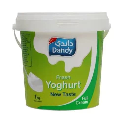 Dandy Fresh Yoghurt New Taste Full Cream Pack 1Kg