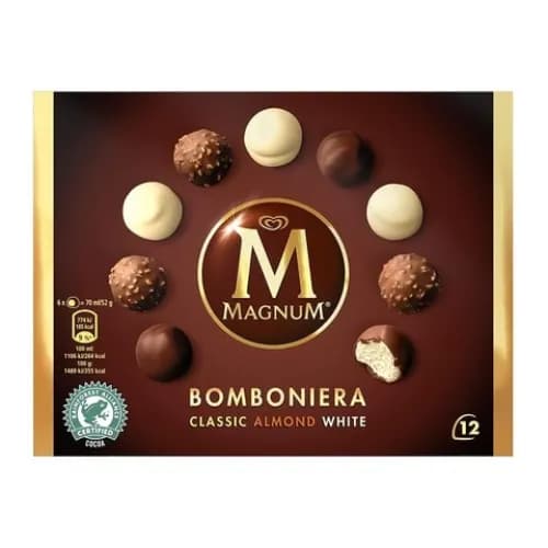 Magnum Bomboniera Classic Almond White Ice Cream 140Ml