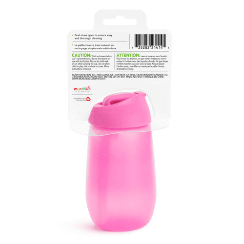 Munchkin - Simple Clean Straw Cup 10Oz (Pink)