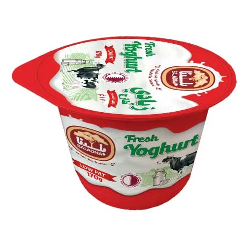 Baladna Fresh Yoghurt Low Fat 170G