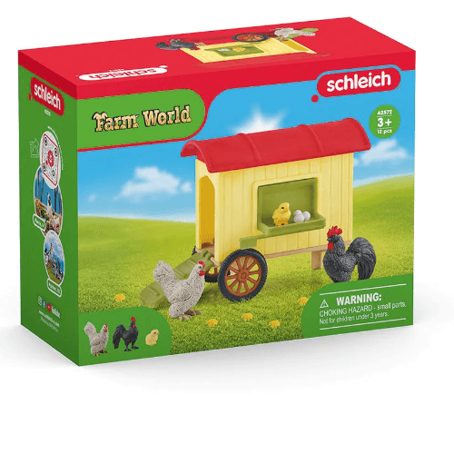 Schleich Farm World Mobile Chicken Coop Playset