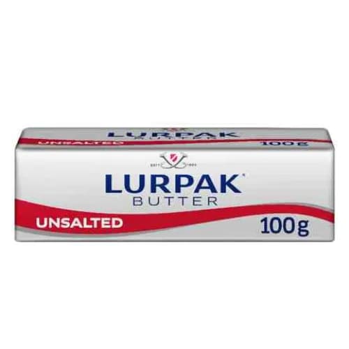 Lurpak Unsalted Butter Block 100 g