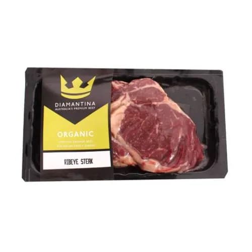 Australian Organic Beef Ribeye Steak 250Gr