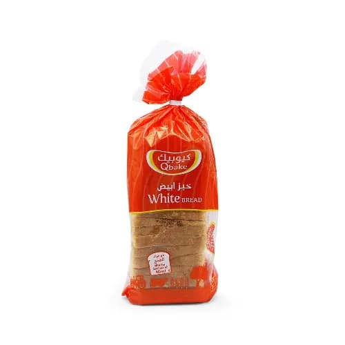 Qbake Slice Bread White Medium 550G