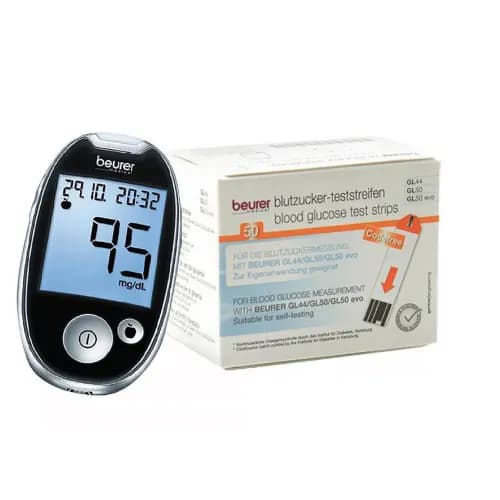 Beurer Gl 44 Codefree Sugar Monitor +Gl 50'S Test Strips