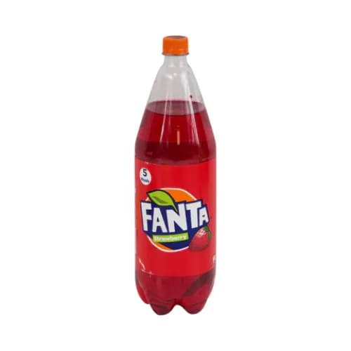 Fanta Strawberry Soft Drink Bottle 1.75L