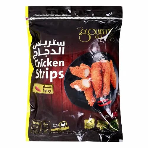 Gourmet Chicken Strips Spicy 1Kg