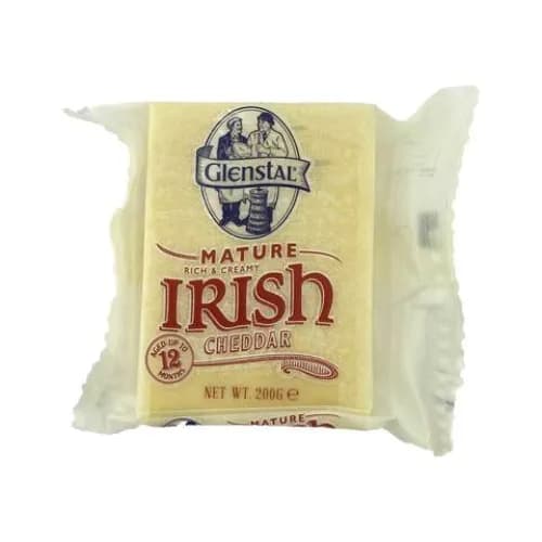 Glenstal Vintage Mature Rich & Creamy Irish Colored Cheddar 200Gr