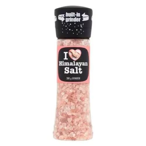 I Love Himalayan Pink Salt Large Grinder 390G