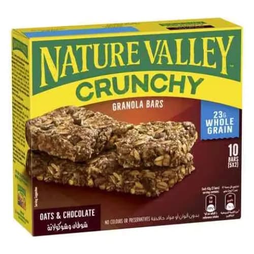 Nature Valley Crunchy Oats & Chocolate Bars 42g×6