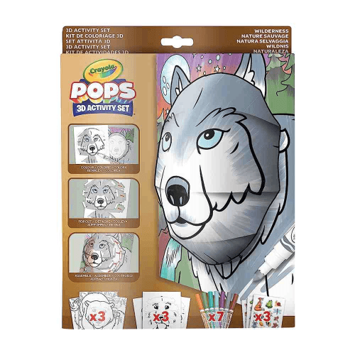 Crayola Pops Wilderness 3D Activity Set