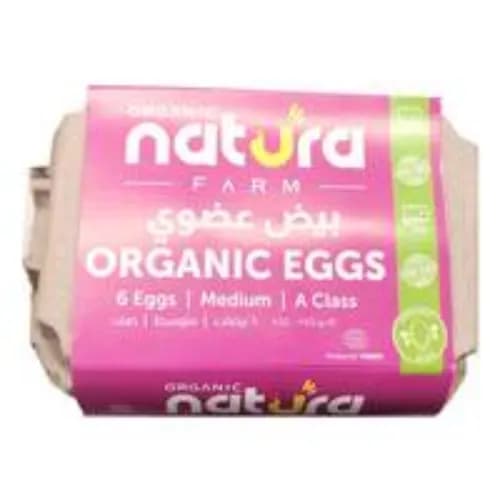 Natura Farm Organic Medium Eggs 6s