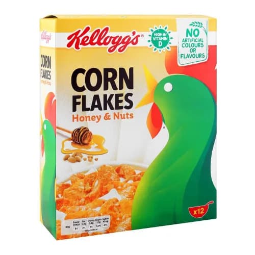 Kellogg's Corn Flakes Honey & Nuts 375g