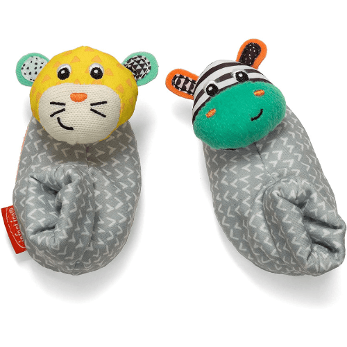 Infantino - Foot Rattles (Zebra/Tiger)