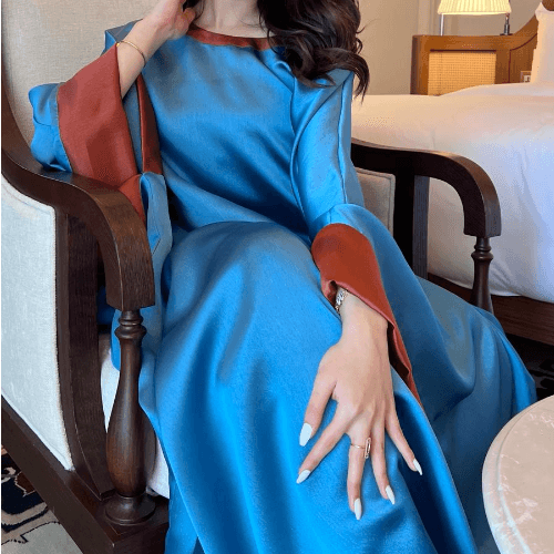618 Jalabia - Open Back - Blue/Brown