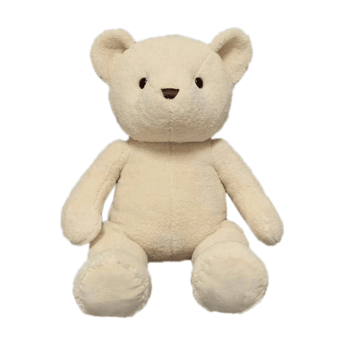 Hugfun Teddy Bear Plush Toy (60 Cm, Cream)