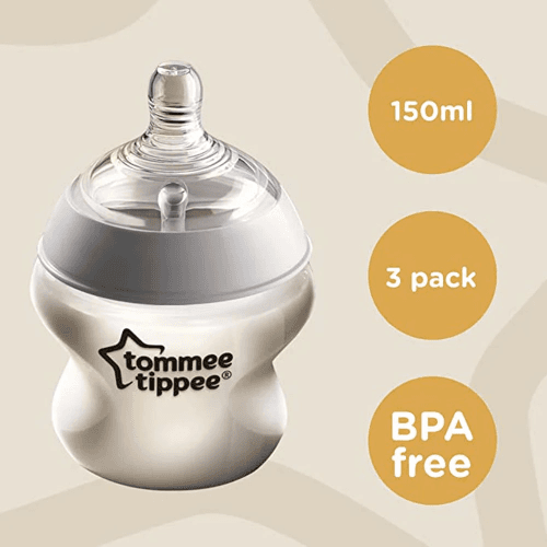 Tommee Tippee Closer To Nature Baby Bottle, 260 Ml, Pp (Pack Of 6)