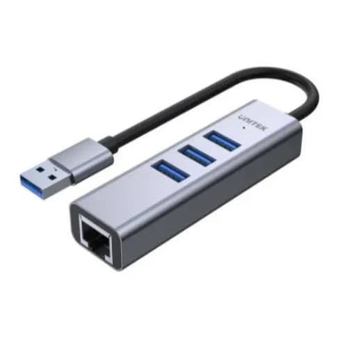 Unitek Uhub Q4+ 4-In-1 Usb-A Hub With Gigabite Ethernet