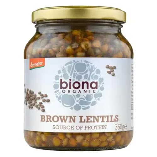 Biona Organic Brown Lentils Pate 360G