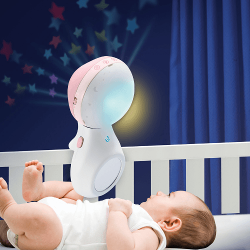 3 In 1 Projector Musical Mobile (Pink)