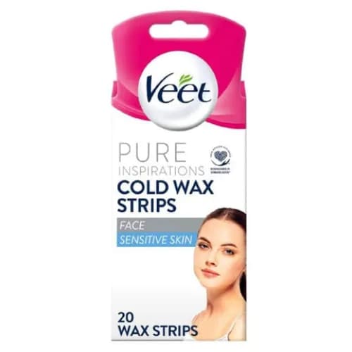 Veet Face Cold Wax Stripes 20pieces White