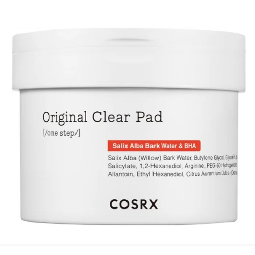 Cosrx One Step Original Clear Pad Salix Alba Bark Water & Bha 70'S