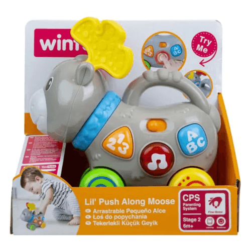 Winfun Lil' Push Around Moose Toy