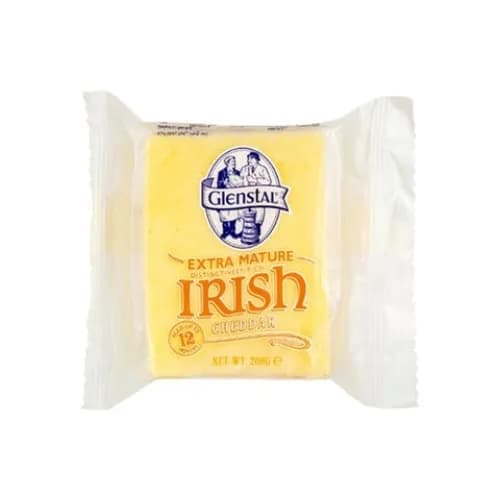 Glenstal Vintage Extra Mature Distinctly Rich Irish Colored Cheddar 200Gr