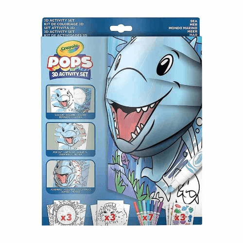 Crayola Pops Sea 3D Activity Mega Set (30 Pieces)
