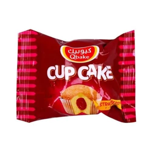 Q Bake Cup Cake Strawberry 30gm