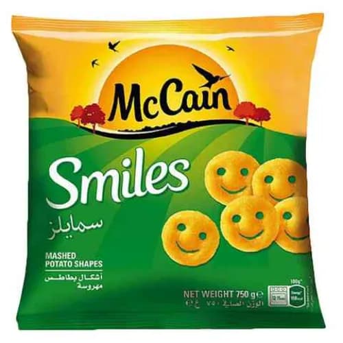 Mccain Smiles Crispy Mashed Potato 750G