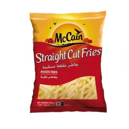 Mccain Straight Cut Potato French Fries 2.5Kg