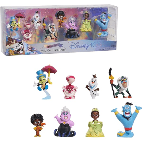 Disney 100 Years Of Magical Moments Celebration Figure Set (7 Cm, 8 Pack)