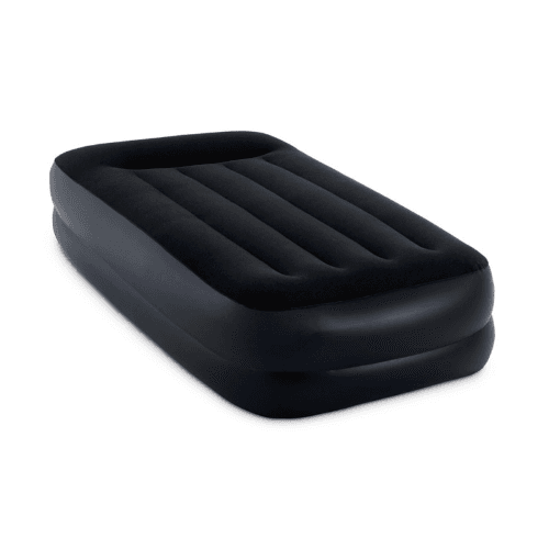 Intex - Pillow Rest Raised Airbed Twin 1-Person - With Built-In Pump 64122