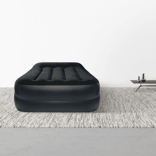Intex - Pillow Rest Raised Airbed Twin 1-Person - With Built-In Pump 64122