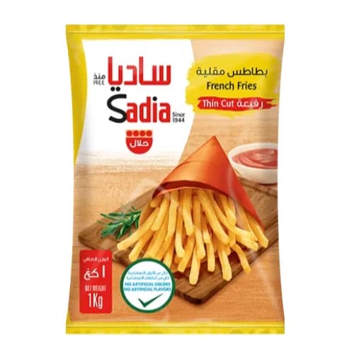 Sadia Thin Cut French Fries 6x6 mm 1 Kg